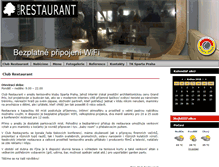 Tablet Screenshot of clubrestaurant.cz
